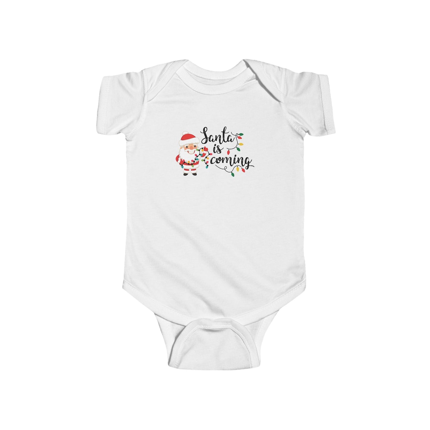 Santa is Coming - Infant Fine Jersey Bodysuit