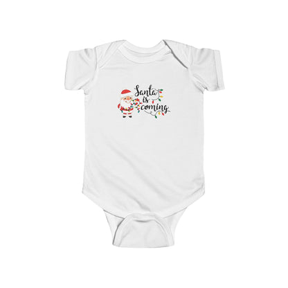 Santa is Coming - Infant Fine Jersey Bodysuit