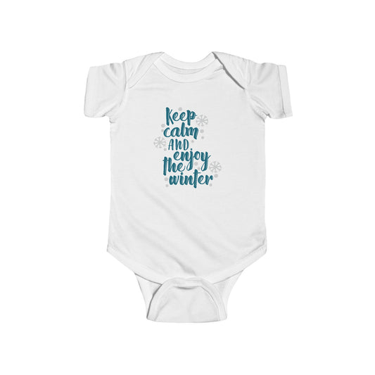 Keep Calm - Infant Fine Jersey Bodysuit