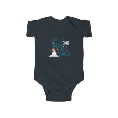 Life is better - Infant Fine Jersey Bodysuit