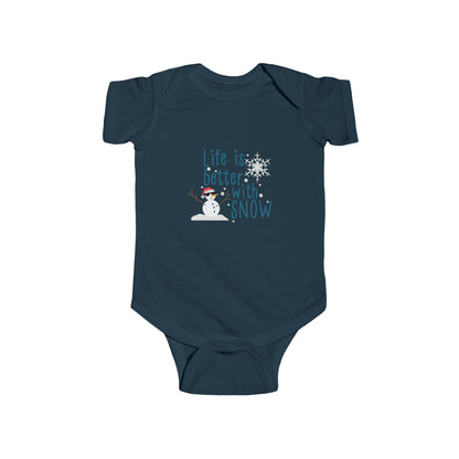 Life is better - Infant Fine Jersey Bodysuit